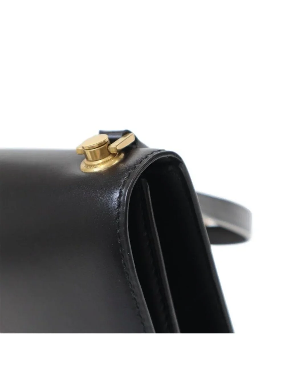 Saint Laurent Paris Le Carre Shoulder Bag Black